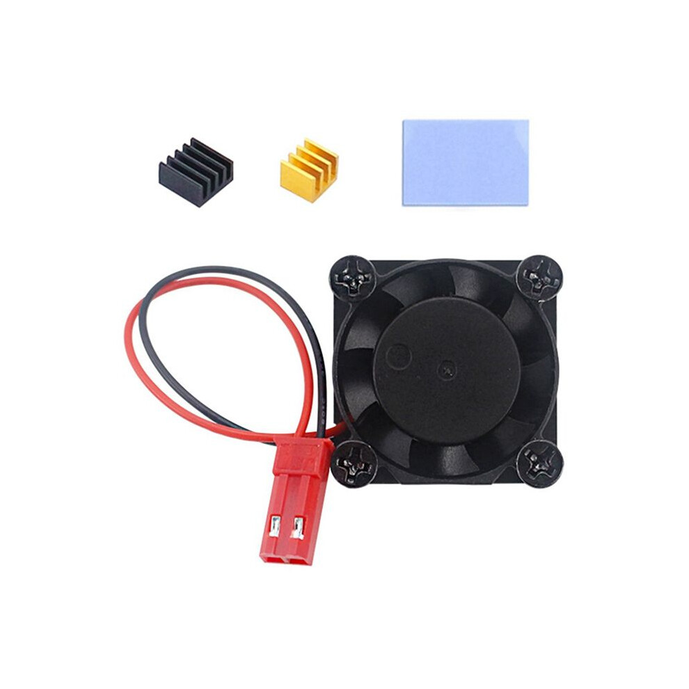 For Raspberry Pi 4B Cooling Fan Kit With Aluminum Heat Sink And Silicone Pad Enhanced Cooling For Optimal Performance 6033505749925