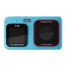 Kids Digital Camera 2.5K HD 72MP Dual Screen High-Definition Pixel Camera 16X Zoom Monocular Cameras with MP3 A