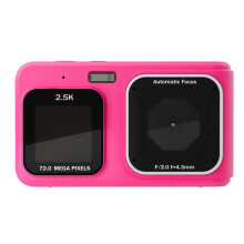 Appareil Photo Numérique pour Enfants 2,5K HD 72MP Double Écran Haute Définition Pixel Camera 16X Zoom Monoculaire Caméras avec MP3 E