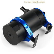 Kit de Réservoir de Récupération D'Huile Respirant pour Voiture avec Plaque Filtrante pour Modification de Voiture Vert