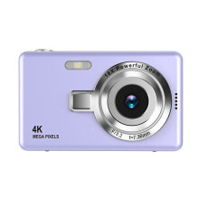 Appareil Photo Numérique CCD pour Étudiants Introduction au Campus Numérique Carte de Poche Rétro Numérique Couleur Violette avec Carte Mémoire.