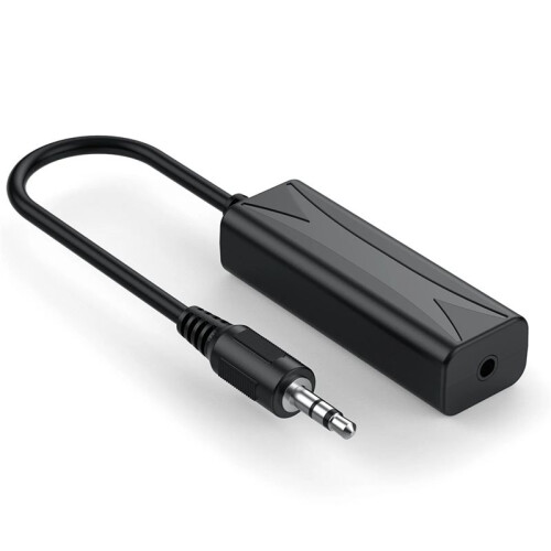 3.5mm Audio Noise Isolator Supply Ground Interference Eliminator Current Acoustic Isolator Speaker Car Audio Isolation
