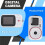 Digital Camera 16x Zoom Dual Screen 72MP HD Camera with MP3 Player Function Auto Focus Camera for Kids White 8