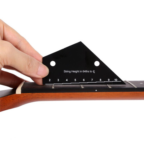 Fret Leveling Tool Gitarr Bas Hals Gripbräda Mätlinjal Gitarr Fret Rocker-Nivå Tool 2