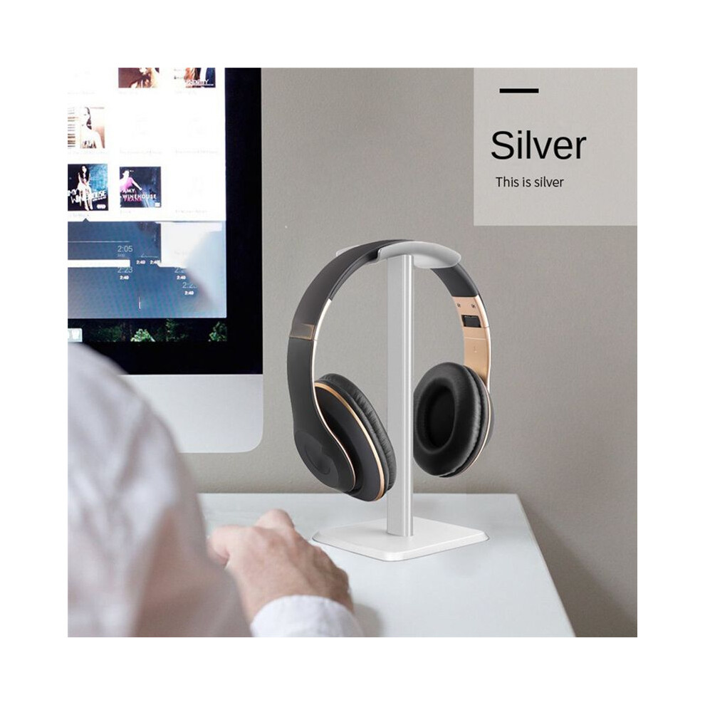Headphone Stand Universal Detachable Aluminum Alloy Gaming Headset Holder For Gamers Gaming Headphone Hanger Black 4711494718390