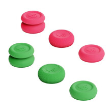 Set di 6 Impugnature per Pollice Copri Joystick Copri Levetta per PS4 per PS5 PRO Controller 5 Rosa Verde