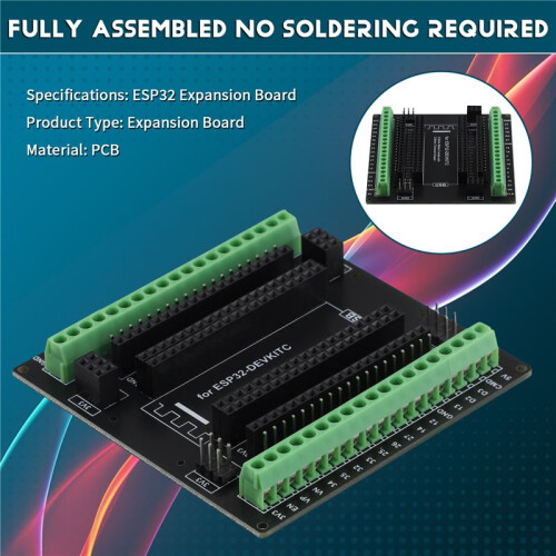Placa de Expansão ESP32 para ESP-WROOM-32 ESP32-DevKitC GPIO 1 em 3 Módulo ESP32 de 38 Pinos 2