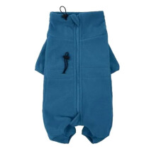Dog Winter Coat Soft Fleece Pullover Pajamas, Pet Warm Cold Weather Jacket Vest Cozy Jumpsuit Apparel Clothes S