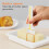 Butter Storage Box with Quantitative Cutting Spoon and Lid - Cheese Keeper, Refrigerator Butter Crisper for Freshness 5