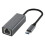 Adaptateur Type-C Vers Ethernet Convertisseur D'Interface Type-C Vers RJ45 pour  Types D'Ordinateurs Portables Gris 1
