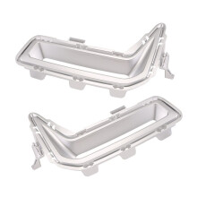 1 Paio di Fendinebbia Anteriori con Cornice Cromata per X5 G18 LCI 2023-2024 Aircurtain Argento