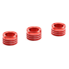 Air Conditioner Knob Audio Volume Tune Button Trim Cover for X5 E70 E71 2008-2013 Red
