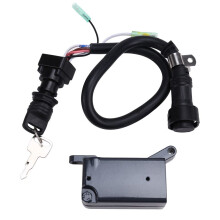 10Pins Kablar Huvudströmbrytare Assy+Control Arm Box för Utombordare 2-Takts 50HP 60HP 70HP 85HP 6H3-82510-10-00