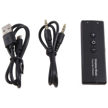 3 In 1  5.3 Audio Receiver Transmitter 3,5 mm AUX Jack Music Wireless Adapter med MIC för Bilhögtalare TV PC