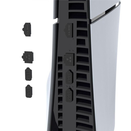 Dust Plug for PS5 Slim Game Console Dust Proof Filter Cover for   5 Slim Dust Proof Kit 2
