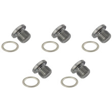 5Pcs Engine Oil Pan Drain Plug Kit for    CC   Q3 Q5 Q7 TT N0138157 N91167901