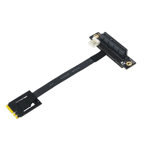 270 Degree M.2 NGFF Dual Key A-E to PCI-E 4X Adapter Convert Cable for PCI-E Tester Extender