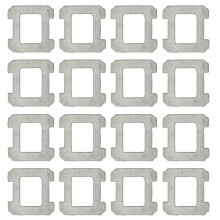 16 Pack Cleaning Pads for  Winbot W1/W1 Pro, Microfiber Cleaning Cloths Spare Parts