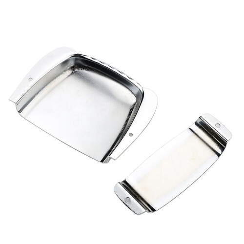 Fixed Chrome Bridge Tailpiece for Vintage Electric Guitar Replacement Tool and Cover 2
