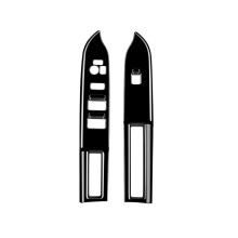 Abdeckung für Schalterfeld für Autofensterglasheber für SPACIA/SPACIA Custom MK04 Serie 2024 RHD Hellschwarz