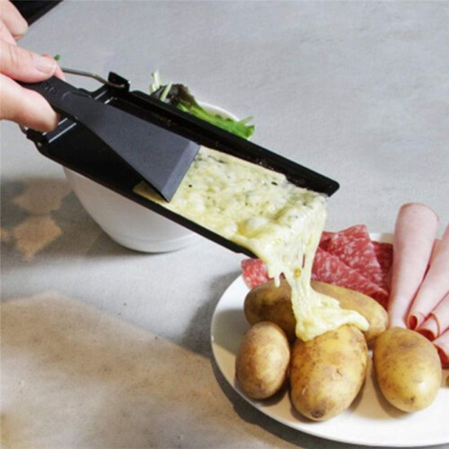 Cheese Grill Set Non-Stick Cheese Oven Set Cheese Melter Pan with Spatula Foldable Handle Kitchen Gadgets 2