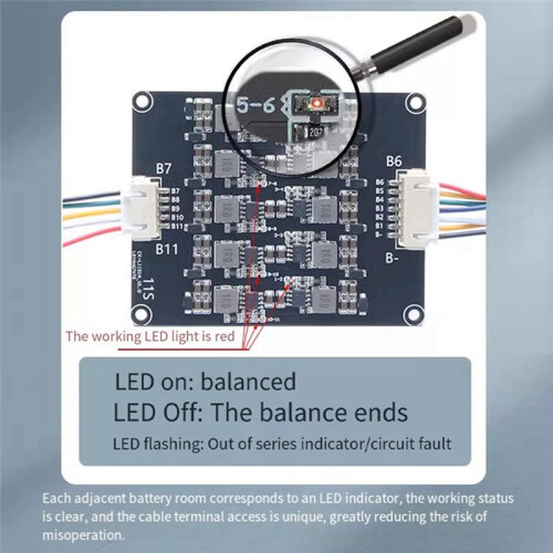 1.2A Balance Li-Ion Lifepo4 Lithium Battery Active Equalizer Balancer  Transfer BMS 3S 1