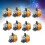 10Pcs Hall Electromagnetic Joystick for PS5 Game Console Hall Joystick Sensor Module Potentiometer 4