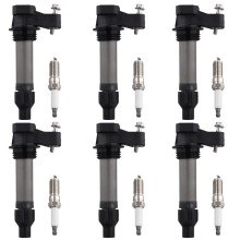 6 Bobines D'Allumage + 6 Bougies D'Allumage pour pour Saturn pour 3.6L UF569