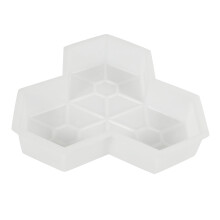 1 PeçA Molde de Caminho Folha de Bordo Concreto Manualmente Moldes de Pedra de Piso de PláStico para PavimentaçãO de PáTios Quadrados