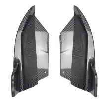 Auto Heckspoilerlippe Diffusor Splitter Winglet Schürze Spoiler für X1 IX1 U11 M Sport 2023+ Kohlefaser