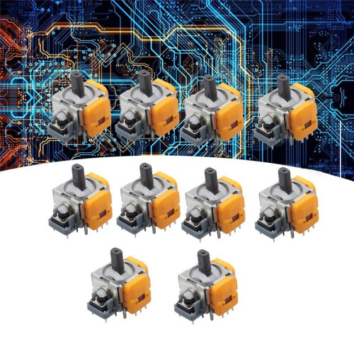 10Pcs Hall Electromagnetic Joystick for PS5 Game Console Hall Joystick Sensor Module Potentiometer