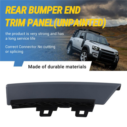 Rear Bumper End Trim Panel Profile Cover Right Side LR132633 Unpainted for  New  2020 1