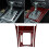Gear Shift Panel Cover Kit Red Wood Grain for - C-Class W204 2007-13 2