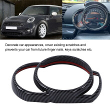 Carbon Fiber Style Dashboard Panel Frame Cover Trim Dash Board Panel Trim for Cooper Hatchback F54 F55 F56 F57