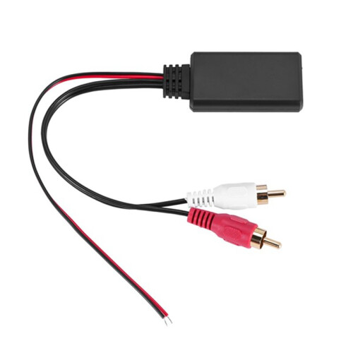 2 Pcs Car Universal Wireless  Module Music Adapter Rca Aux Audio Cable