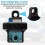 Solenoid Mounting Bracket for  AEM Boost Controller 3-Port, Aluminum Universal Solenoid Mounting Bracket 5