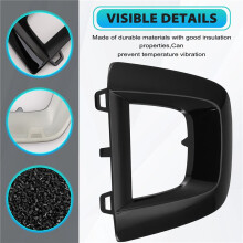 4-Teilige Schwarze Spoilerlippe für die Vordere Stoßstange, 2538856300, 2538856400, 2538856700, 2538856800, für  X253 C253 GLC 16-19