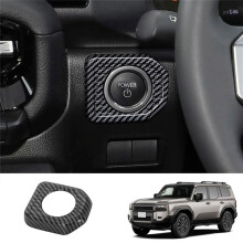Car Engine Start Stop Ignition Trim Frame for Prado LC250 2024 Car Interior Accessories RHD,A