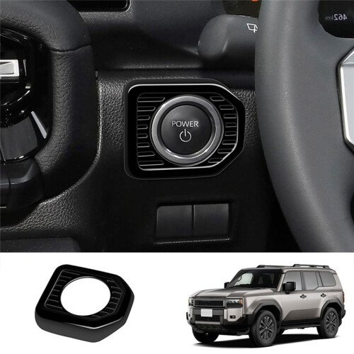 Car Engine Start Stop Ignition  Trim Frame for  Prado LC250 2024 Car Interior Accessories RHD,B 1