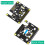 För Raspberry Pi 5 M.2 NVME Till PCIe Adapter Stöder M2 2230 2242 M Key NVME SSD med Cooler Automatic Discoloration LED 5