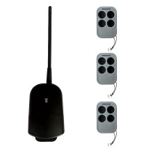 2CH Universal 433.92 MHz Garage Door Remote Control Receiver 433MHz AC 12V 24V 2 Channels RF Relay Module