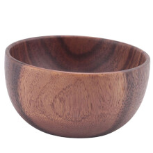 Acacia Wood for Fruits, Salads and Noodle, Salad Wooden Bowl 5.1X2.4Inch