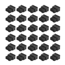 30 PCS 4.2Mm 8P 8PIN Macho PCI-E PCIe Power Connector PláStico Shell para PC Computador ATX Placa GráFica GPU, Preto