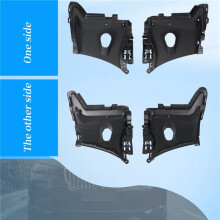 1Pair Car Front Bumper Side Bracke 51115A370C7 51115A370C8 for X5 G05 LCI 2023 Air Curtain Bracke Guard Left+Right