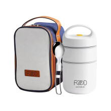 Stainless Steel Vacuum Thermal Lunch Box with HangBag Food Warmer Soup Cup Vacuum flask Containers Bento Lunch Box for Kids