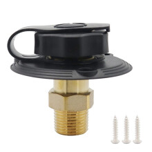 RV Accessories Gravity Water Fill Hatch Inlet One‑Way Valve Automobile Modification for Motorhome Caravan