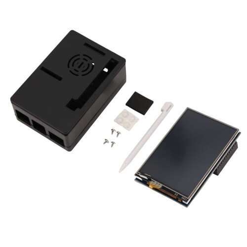 3.5 Inch Tft Lcd Contact Screen 320X480 Resolution Abs Case + Touchpen for Raspberry Pi 4 B
