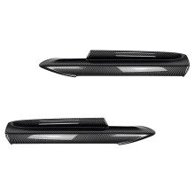 For 3 Series E90 E91 M-Tech 320I 330I 2005-2008 Front Bumper Lip Angle Diffuser Splitter Spoiler Protector Carbon