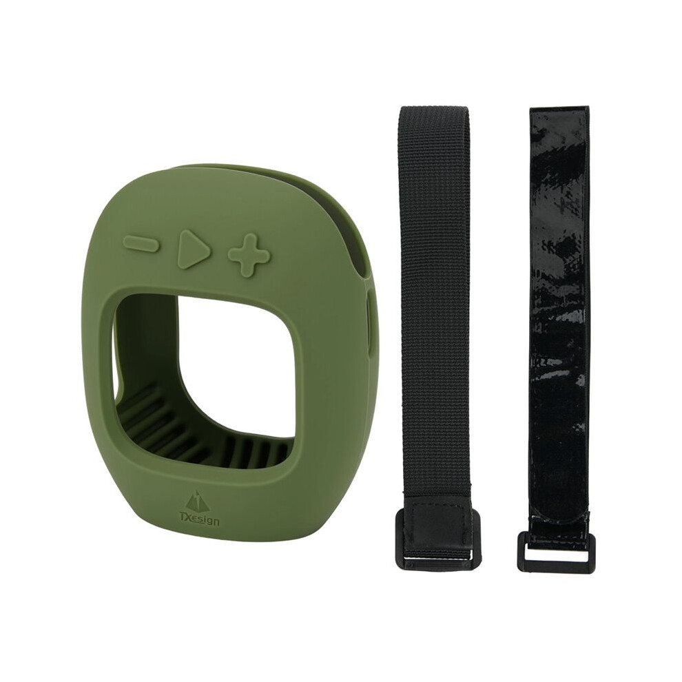 Txesign Silicone Case Shockproof Protective Carrying Case Dustproof Speaker Stand Cover For Clip 5 Speaker Green 4711839448302