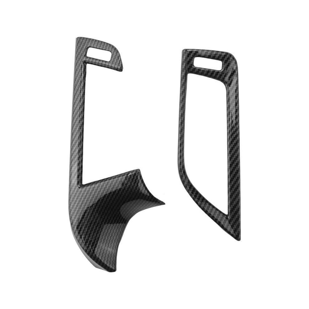 For - 5 Series G30 2018-2022 Carbon Fiber Car Front Dashboard Air Vent Outlet Cover Trim Frame Sticker Accessories 6031470029974